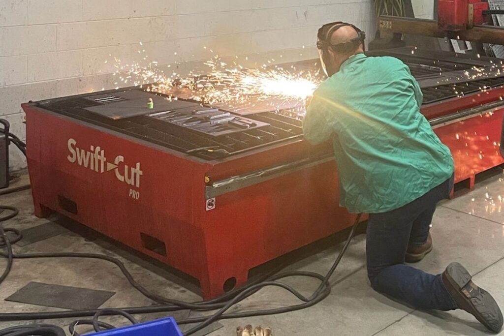 plasma gouging